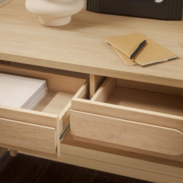 Chantelle Modern Curved Writing Desk - Image 9