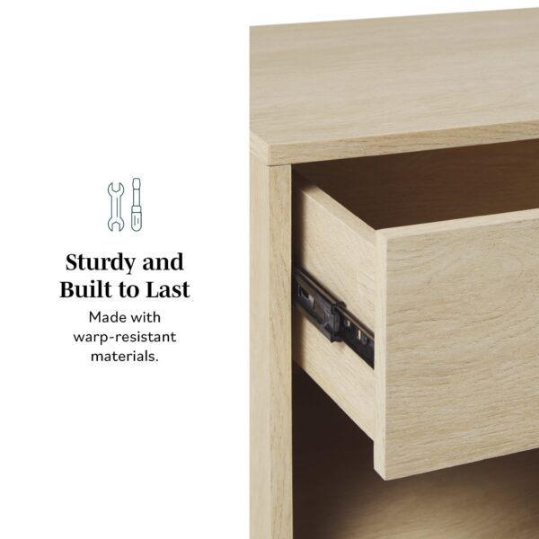 Mid-Century Frans Modern 1-Drawer Nightstand - Image 10