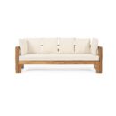 Walker Edison | Acacia Wood Outdoor Extendable Sofa into Daybed