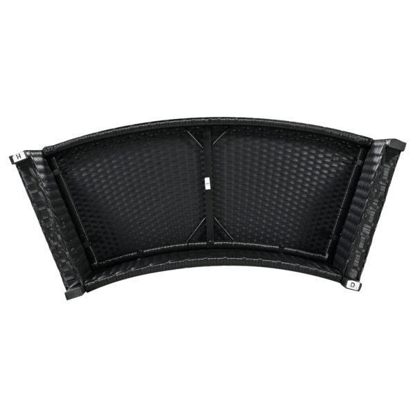 Walker Edison | Spa Surround Spa Frame Patio Rattan Sofa Set with Storage Spaces - Image 33
