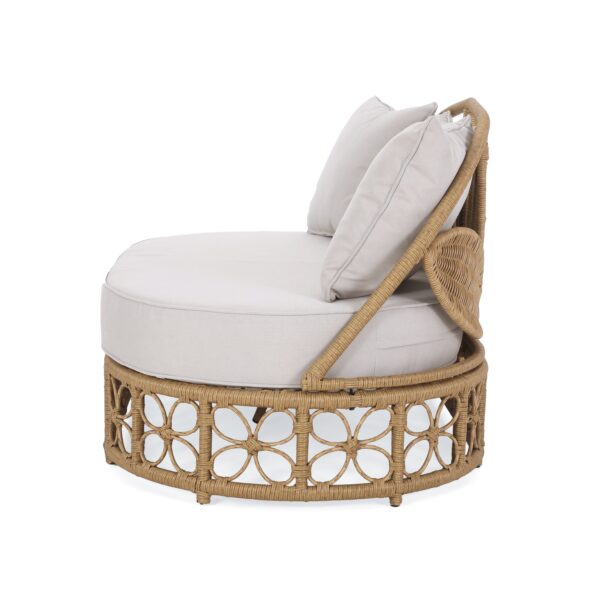 Walker Edison | Outdoor Wicker Daybed With Pillows - Image 8