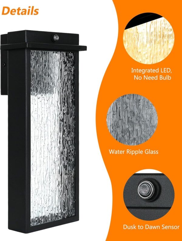 Walker Edison | Outdoor Wall Sconce Light Fixture - Image 4