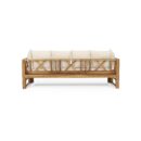 Walker Edison | Acacia Wood Outdoor Extendable Sofa into Daybed