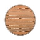 Walker Edison | Modern Woven Rope Design Coffee Table and Side Table Set of 2