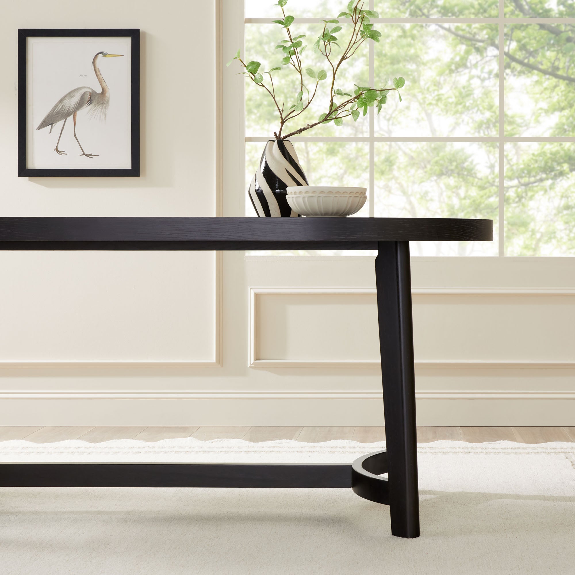 Nash Modern Farmhouse Rustic Solid Oak Wood Oval Dining Table - Image 16