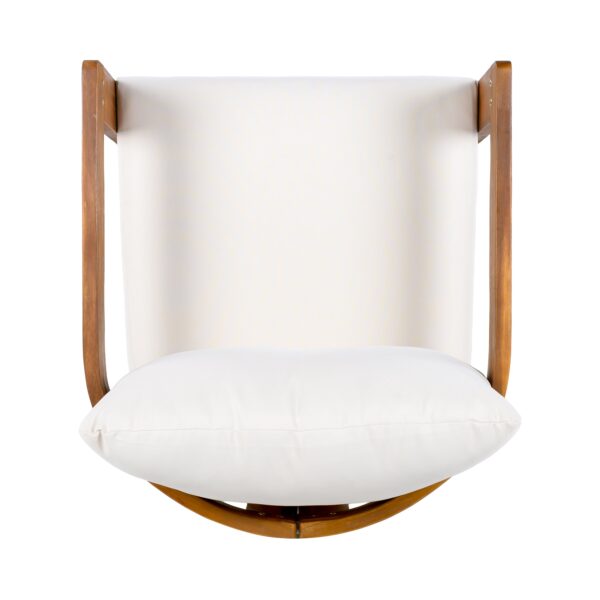 Walker Edison | Set of 2 Premium Acacia Wood Curve Design Outdoor Club Chairs - Image 6