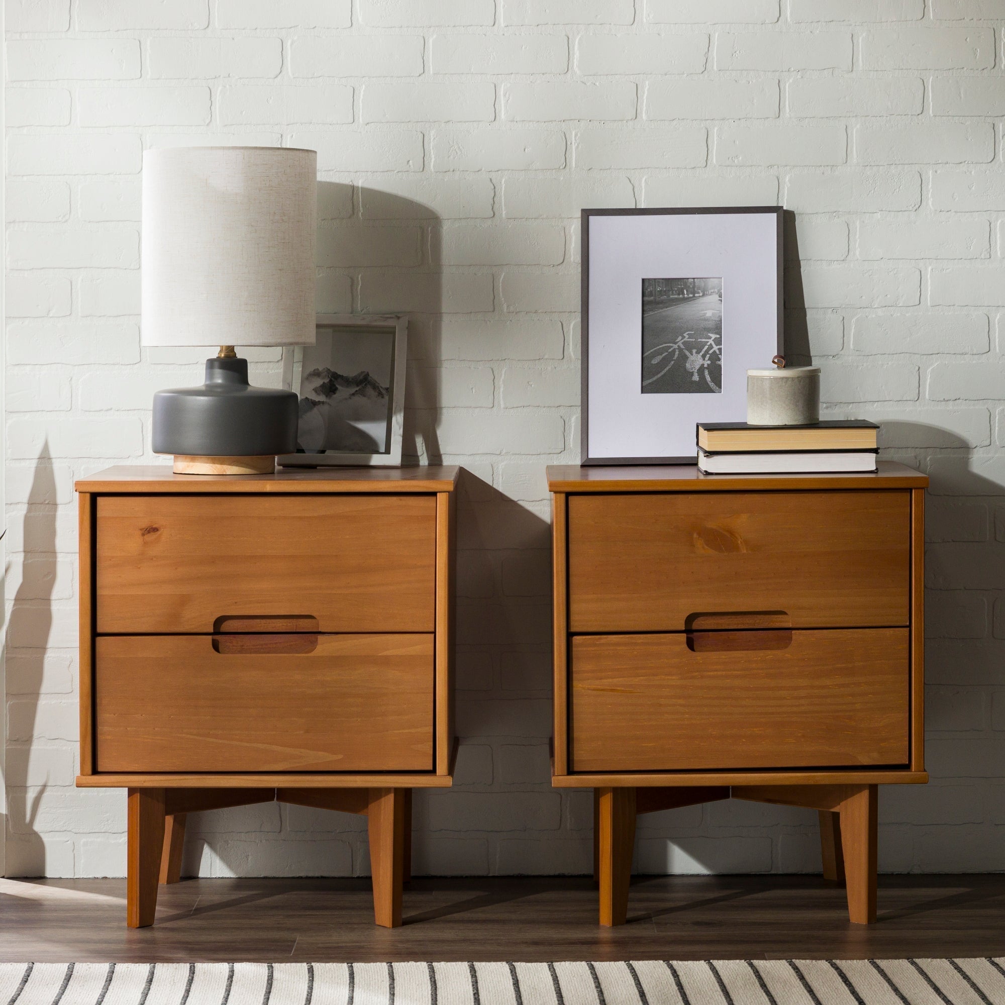 Sloane Mid Century Modern Solid Wood Nightstand - Image 20
