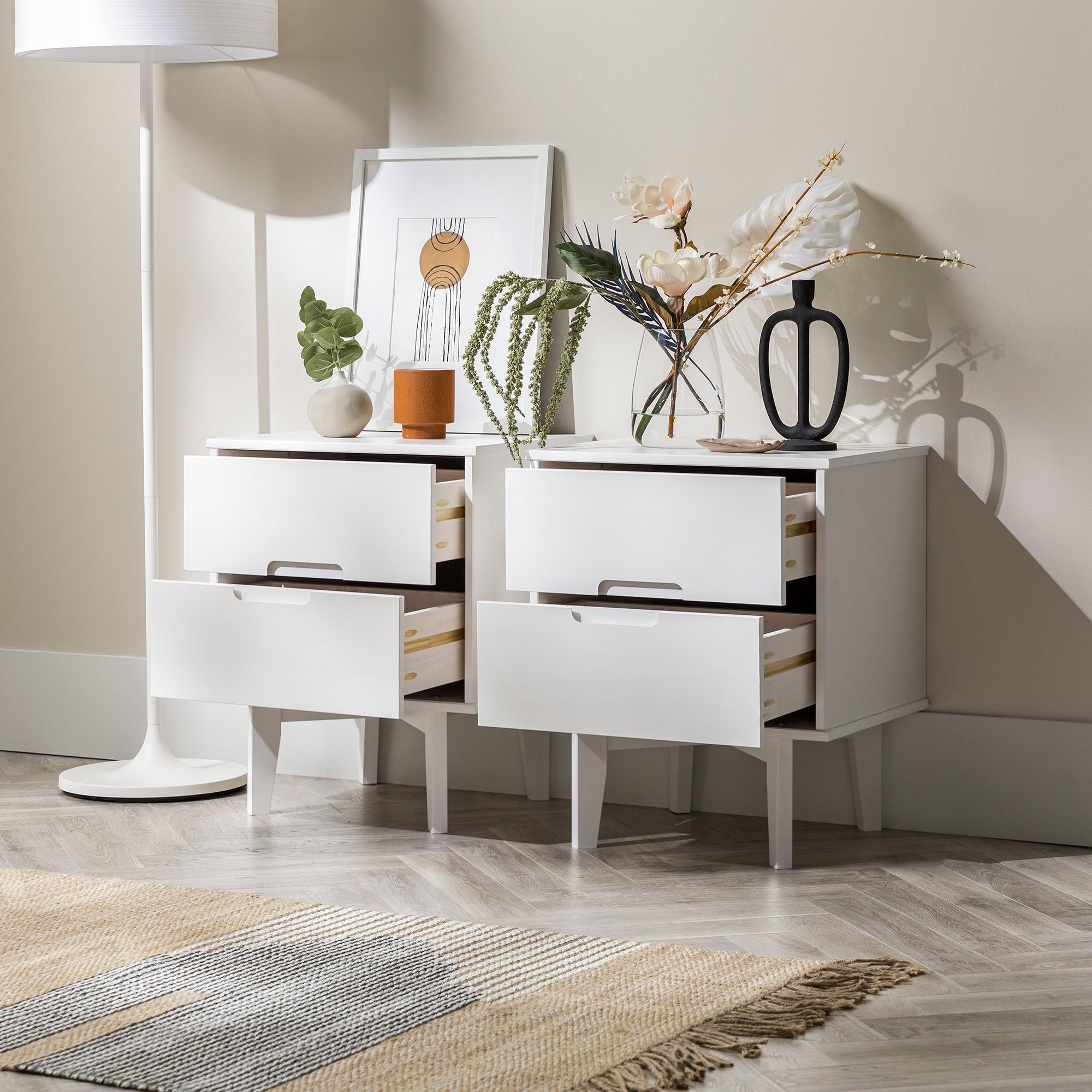 Sloane Mid Century Modern Solid Wood Nightstand - Image 25