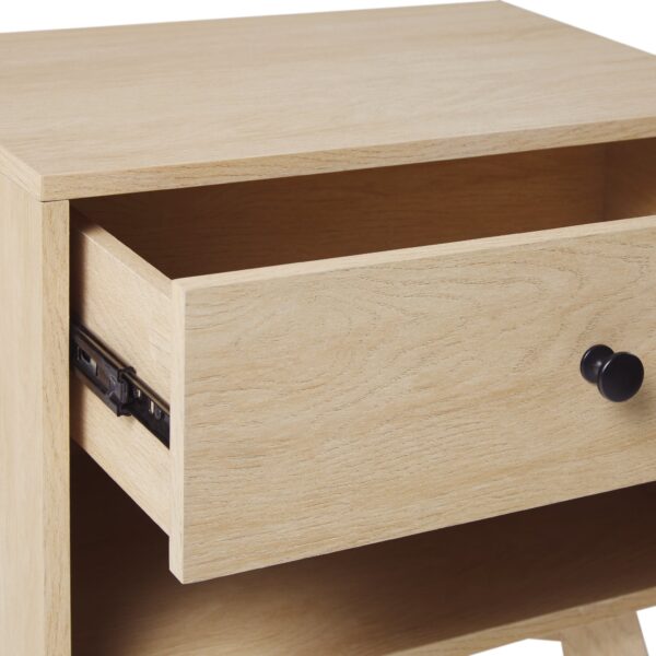 Mid-Century Frans Modern 1-Drawer Nightstand - Image 15