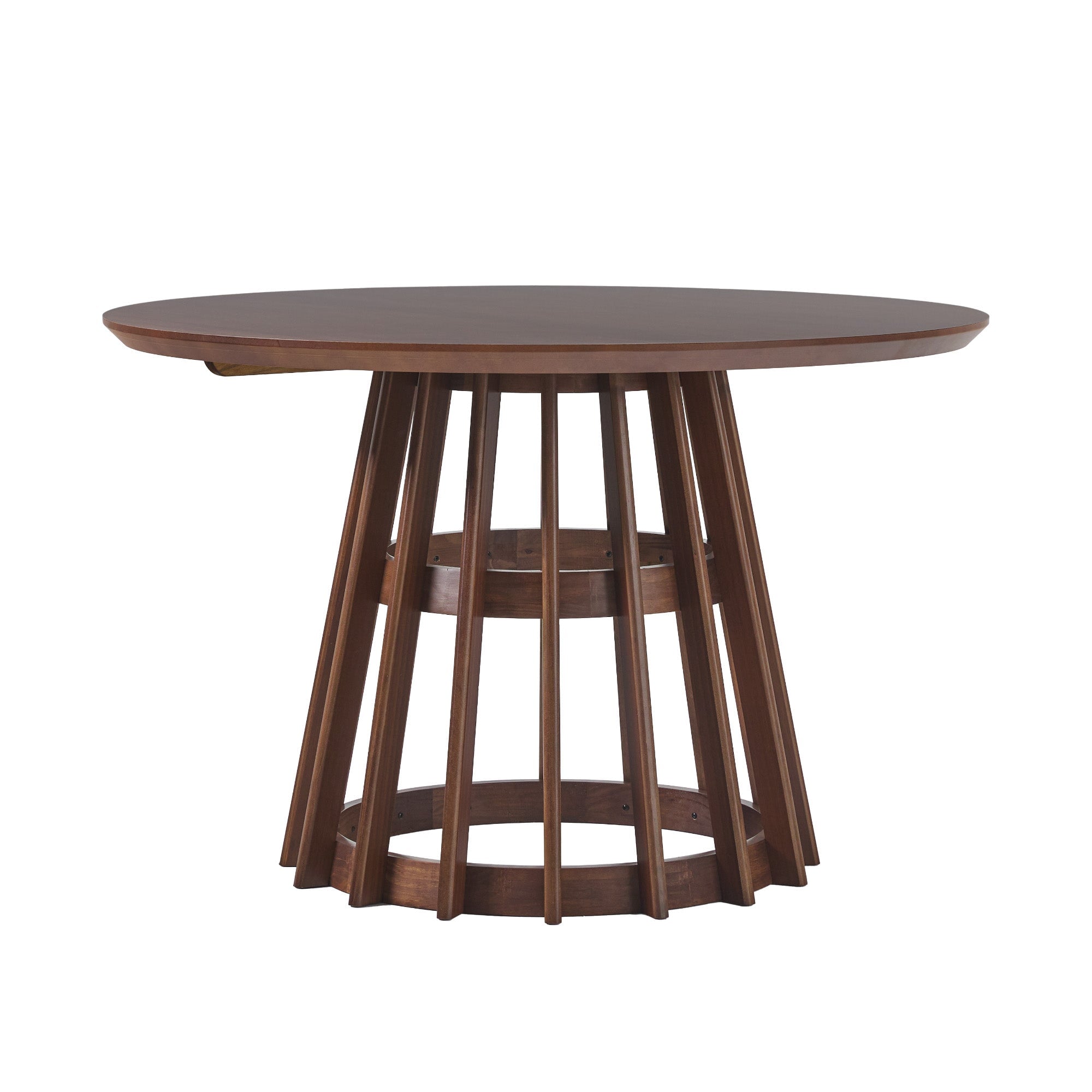 Modern 48 Round Solid Wood Dining Table - Image 10