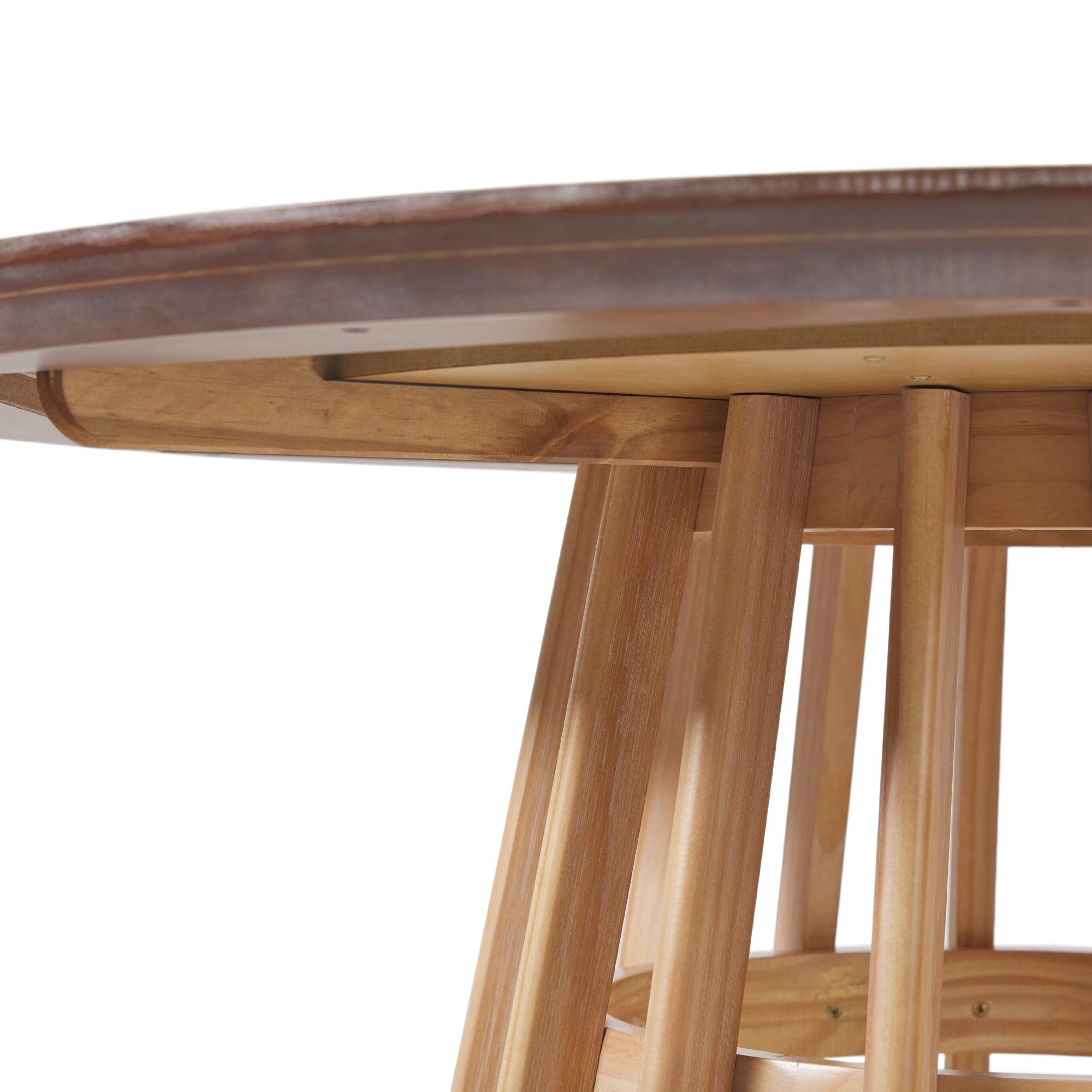 Modern 48 Round Solid Wood Dining Table - Image 14