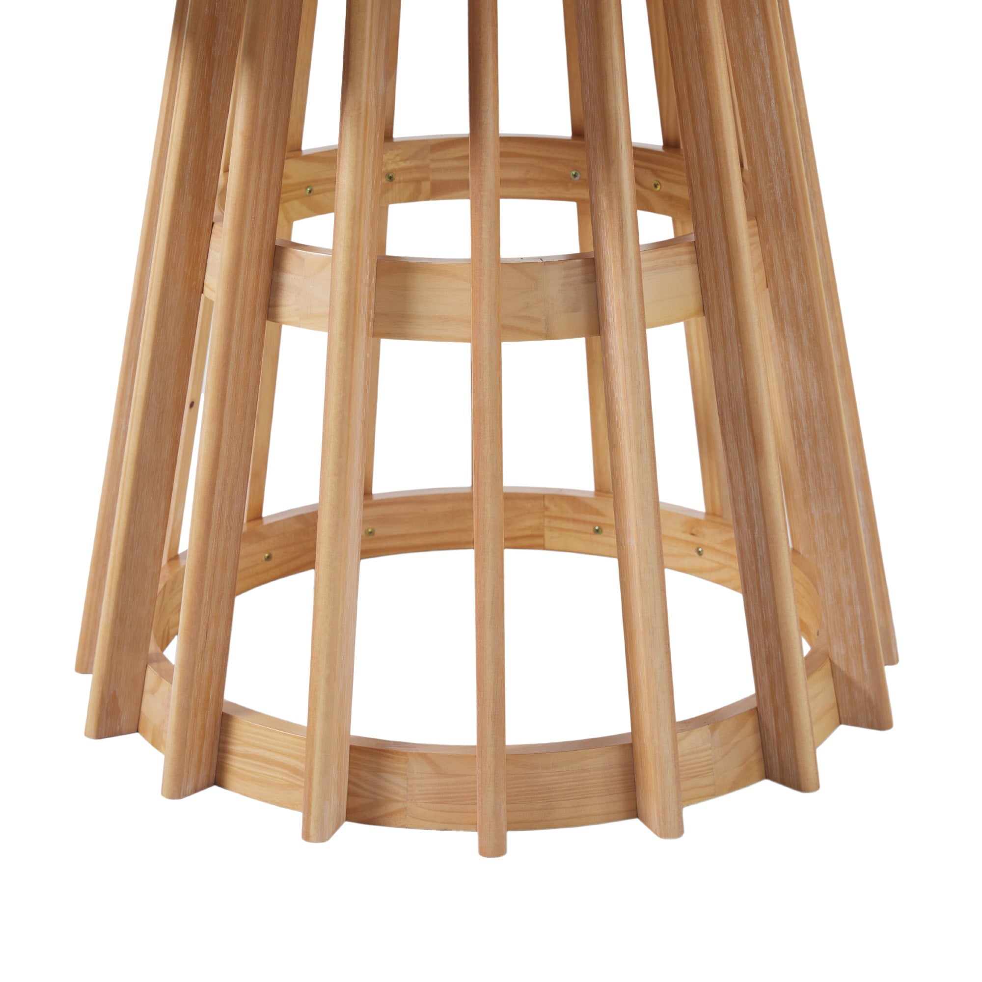 Modern 48 Round Solid Wood Dining Table - Image 15