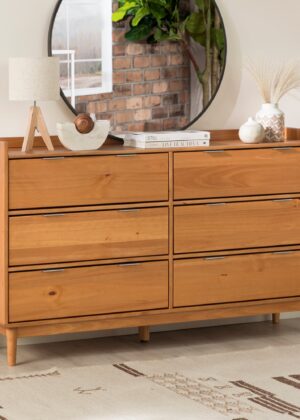 Lee Mid-Century Modern Wood Dresser