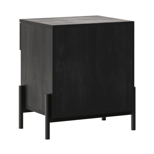 Paris Modern Scandinavian Reeded Nightstand - Image 30