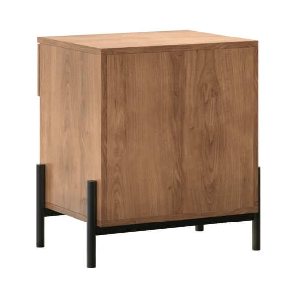 Paris Modern Scandinavian Reeded Nightstand - Image 16