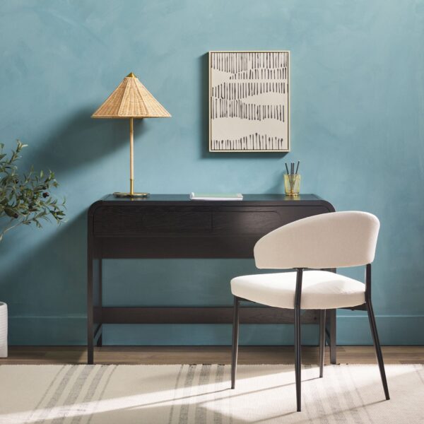 Chantelle Modern Curved Writing Desk - Image 16