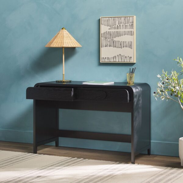 Chantelle Modern Curved Writing Desk - Image 17