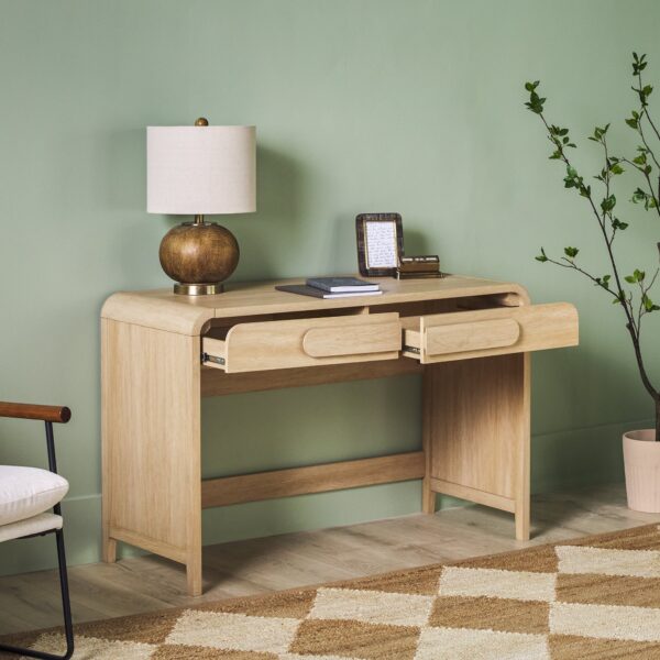 Chantelle Modern Curved Writing Desk - Image 11