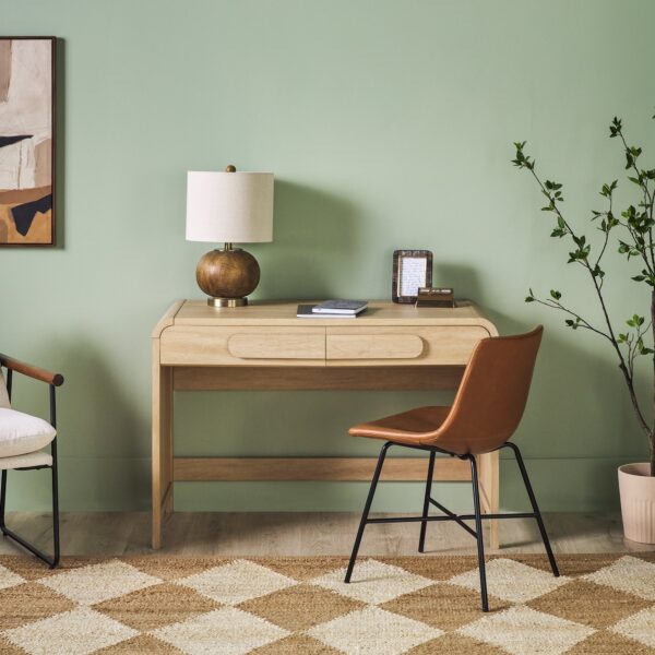 Chantelle Modern Curved Writing Desk - Image 10
