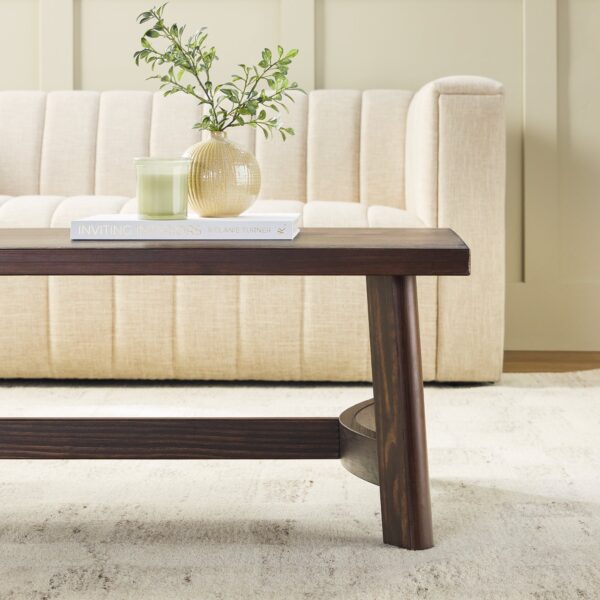 Colt Modern Farmhouse Easy Assembly 48 Coffee Table - Image 6