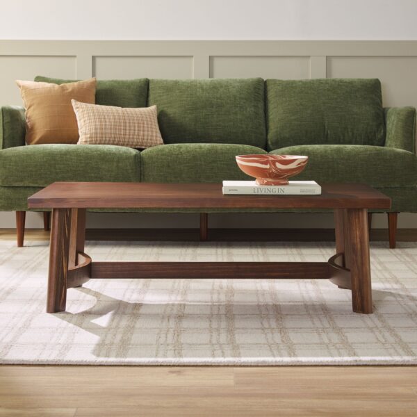 Colt Modern Farmhouse Easy Assembly 48 Coffee Table - Image 2