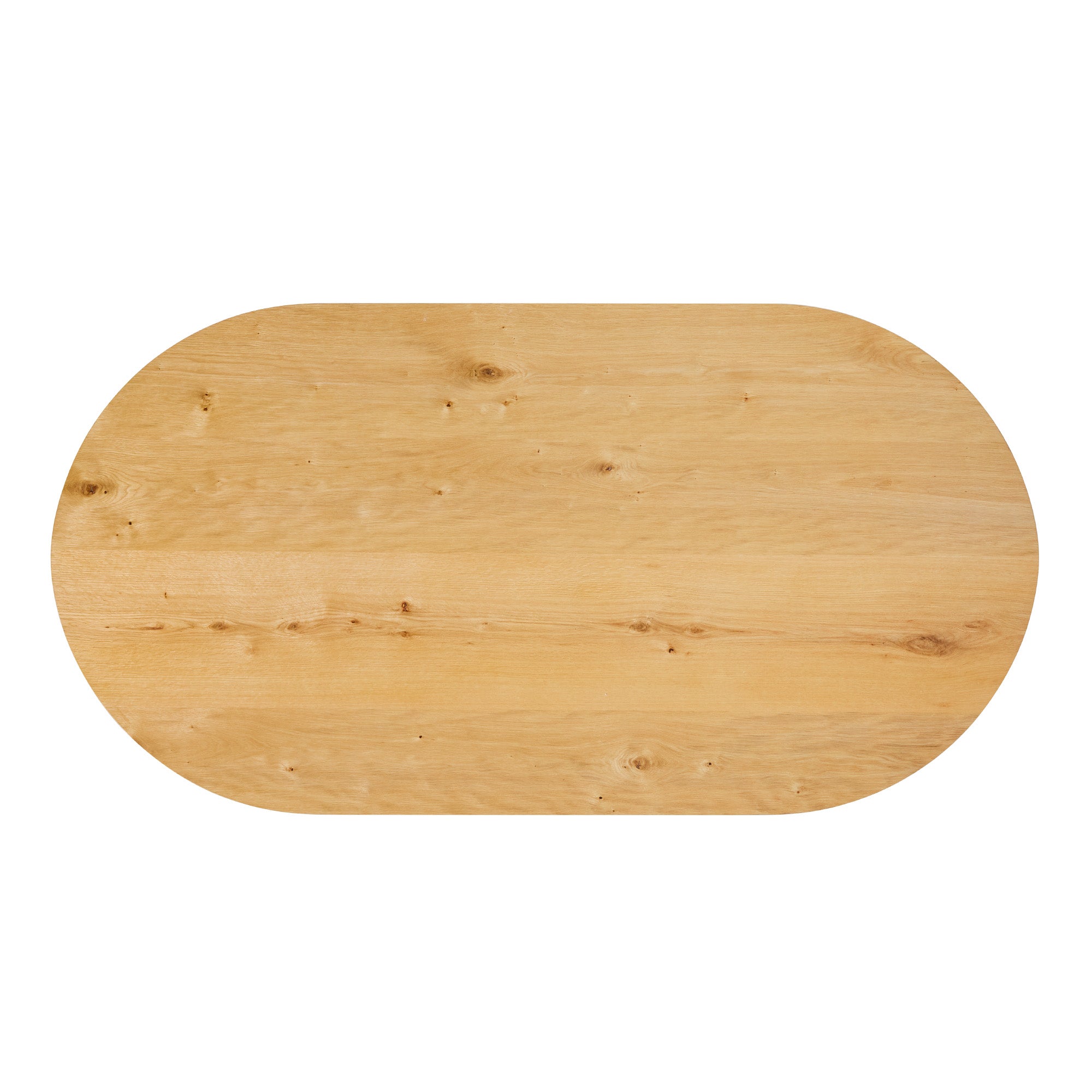 Nash Modern Farmhouse Rustic Solid Oak Wood Oval Dining Table - Image 9