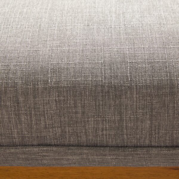 Nash Modern Farmhouse Easy Assembly Linen Large Ottoman - Image 17