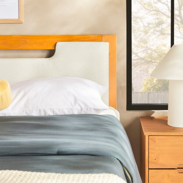 Sloane Mid-Century Modern Solid Wood Storage Bed - Image 11