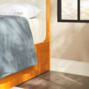 Sloane Mid-Century Modern Solid Wood Storage Bed