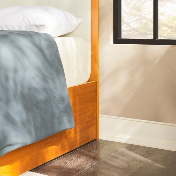Sloane Mid-Century Modern Solid Wood Storage Bed - Image 13