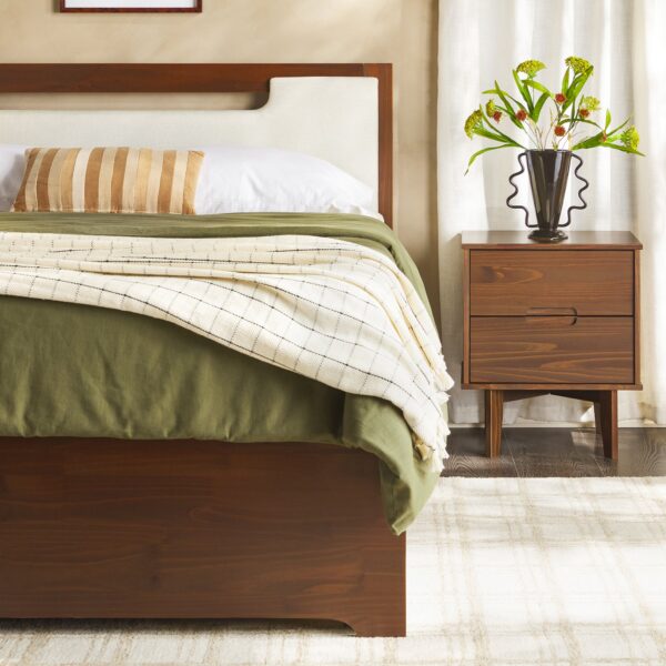 Sloane Mid-Century Modern Solid Wood Storage Bed - Image 21