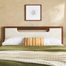 Sloane Mid-Century Modern Solid Wood Storage Bed
