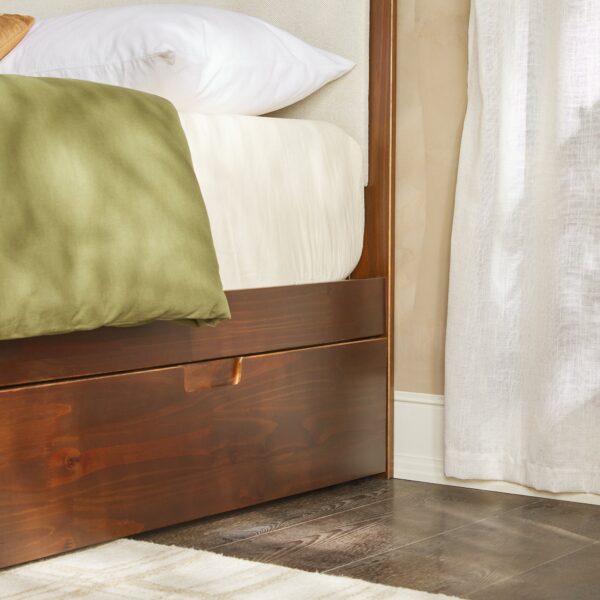 Sloane Mid-Century Modern Solid Wood Storage Bed - Image 23