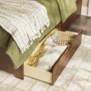 Sloane Mid-Century Modern Solid Wood Storage Bed