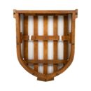 Walker Edison | Set of 2 Premium Acacia Wood Curve Design Outdoor Club Chairs