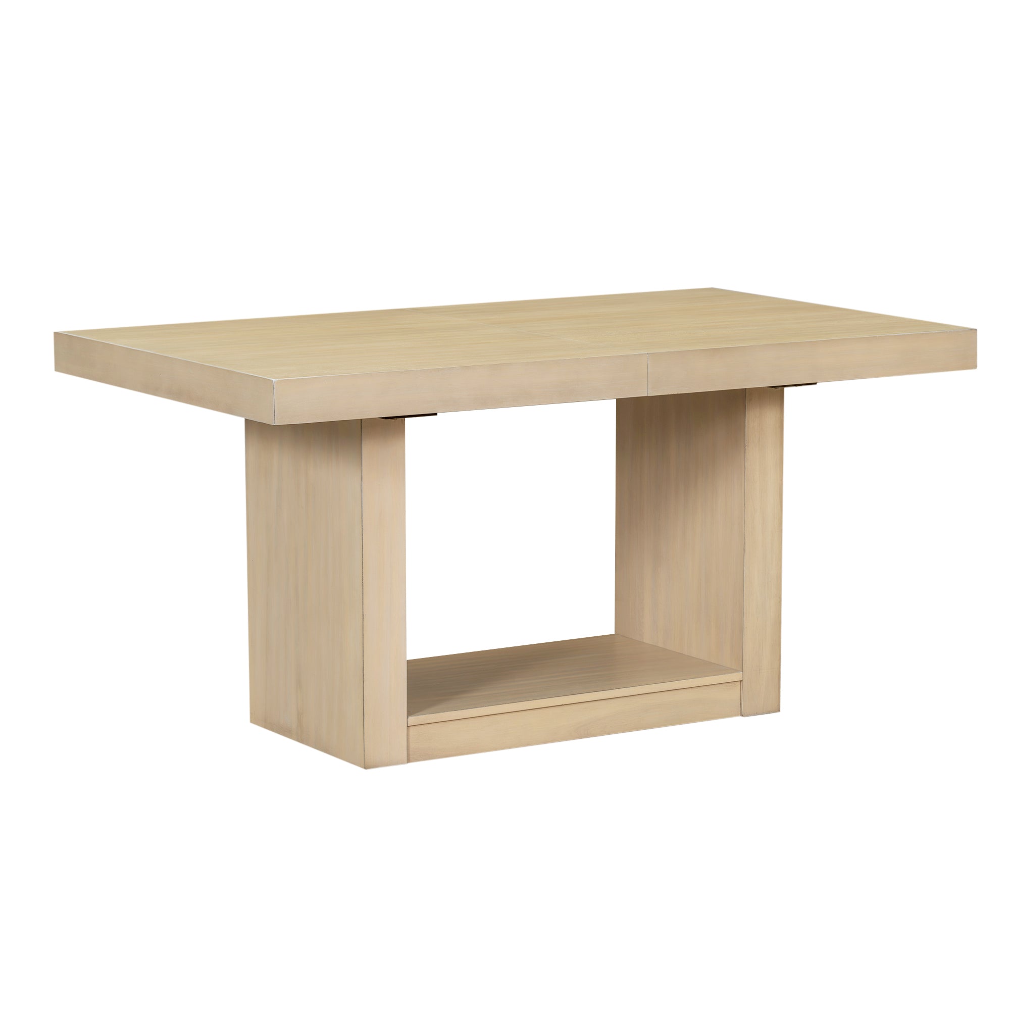 Walker Edison | Contemporary 6-Piece 78 Extendable Dining Table Full Set - Image 11