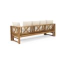 Walker Edison | Acacia Wood Outdoor Extendable Sofa into Daybed