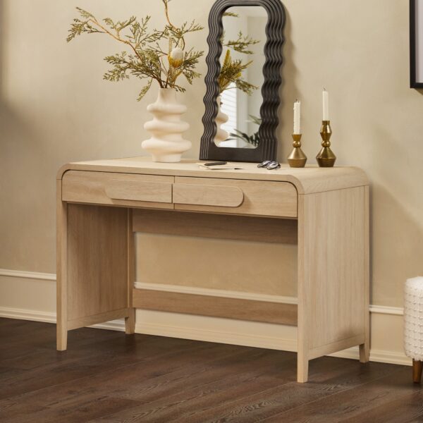 Chantelle Modern Curved Writing Desk - Image 7